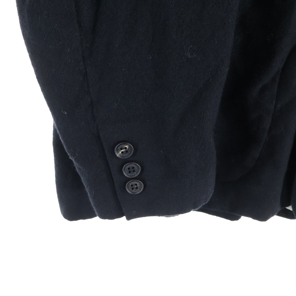 COMME des GARCONS HOMME(コムデギャルソンオム) 24AW AD2024 ウール縮絨 3B テーラードジャケット ブラック HN‐J016
