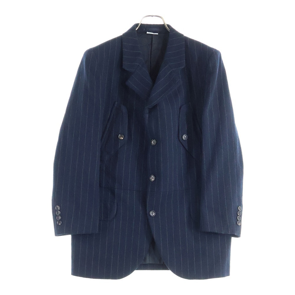 COMME des GARÇONS HOMME DEUX ジャケット スタンド Comme Des Garçons Homme Deux ストライプ ダブルジャケット