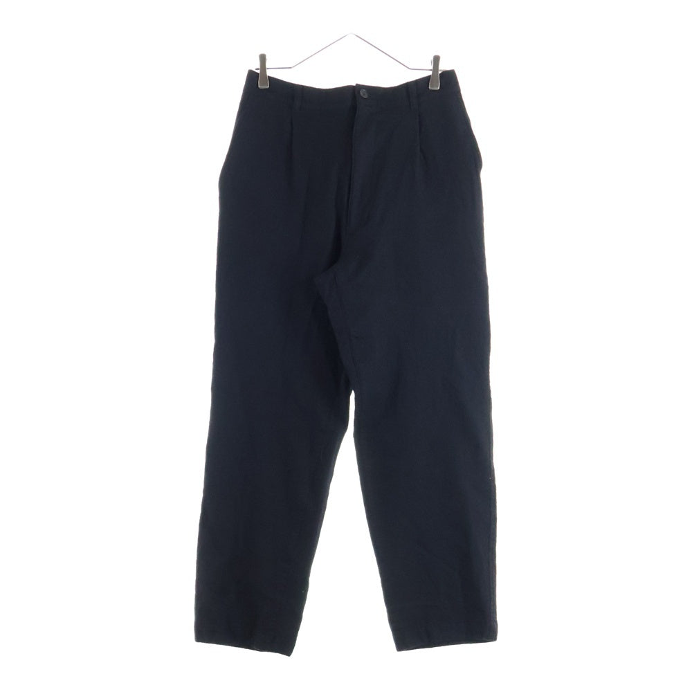 COMME des GARCONS HOMME(コムデギャルソンオム) 23AW AD2023 ウール縮絨 テーパードパンツ ブラック HL-P036