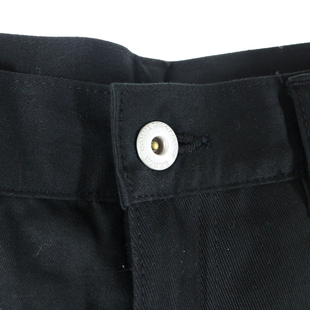 COMME des GARCONS HOMME(コムデギャルソンオム) 23AW AD2023 パッチワーク ワーク パンツ ブラック/レッド HL-P030