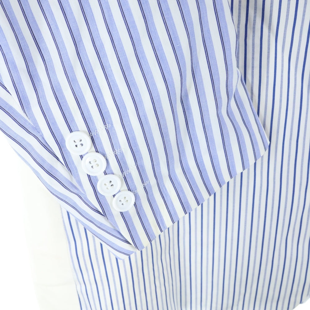 COMME des GARCONS HOMME DEUX(コムデギャルソン オムドゥ) 20SS AD2019マルチストライプ 2B テーラードジャケット ブルー DE-J054