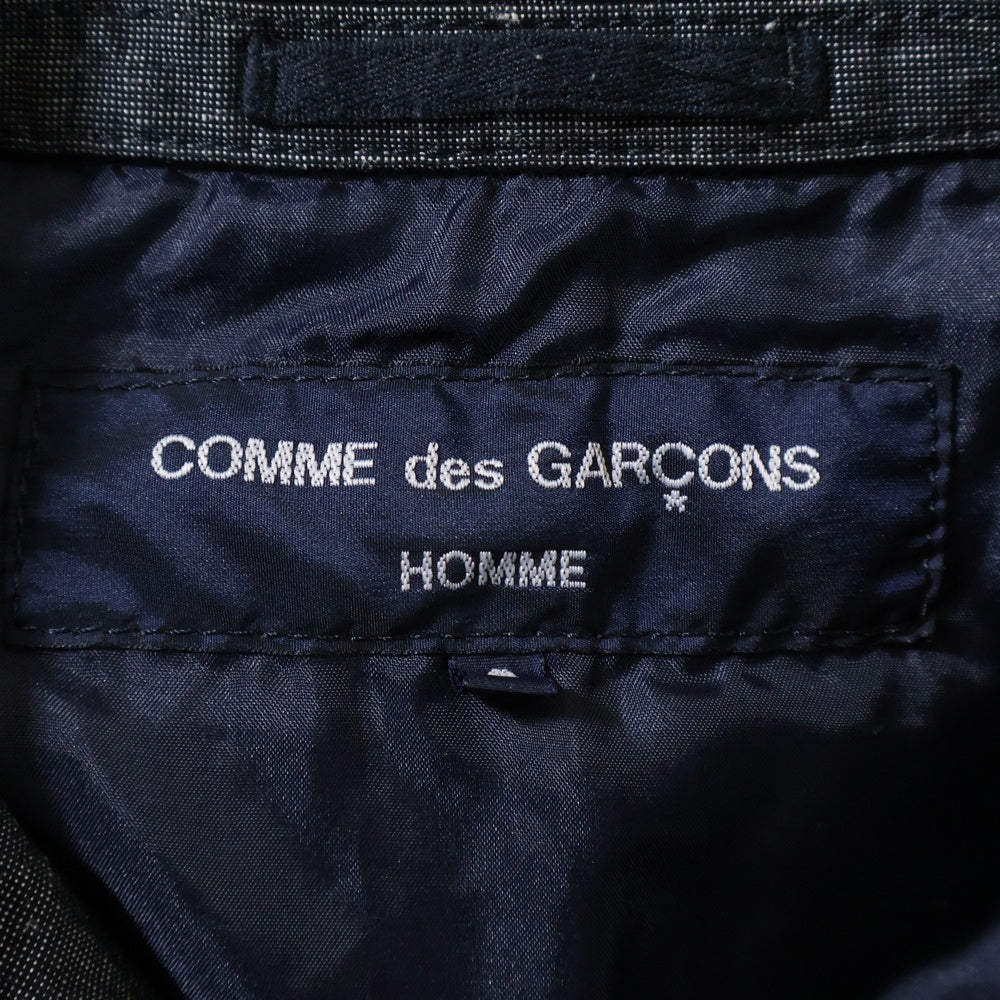 COMME des GARCONS HOMME(コムデギャルソンオム) 20SS AD2019 セットアップ スーツ リネン混 3B テーラードジャケット 2タック テーパードパンツ グレー HE-J025/HE-P030