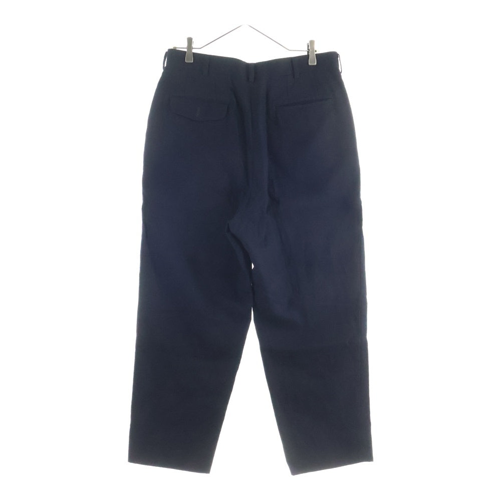 COMME des GARCONS HOMME(コムデギャルソンオム) 22AW AD2022 ウール テーパードパンツ ネイビー HJ-P020
