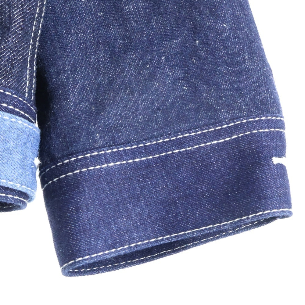 COMME des GARCONS HOMME(コムデギャルソンオム) 22SS AD2021 切替 デニム ワーク ジャケット インディゴ HI-J008