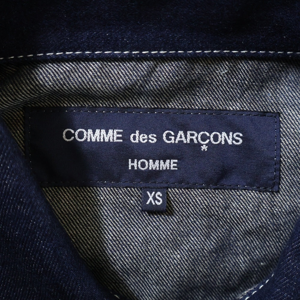 COMME des GARCONS HOMME(コムデギャルソンオム) 22SS AD2021 切替 デニム ワーク ジャケット インディゴ HI-J008