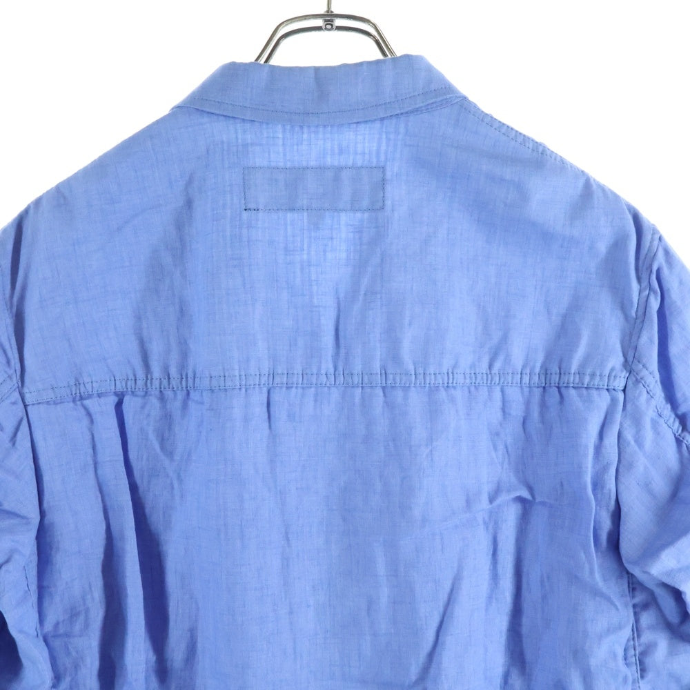 COMME des GARCONS HOMME(コムデギャルソンオム) 22SS AD2020 リネン パッカリング テーラード ジャケット ブルー HG-J027
