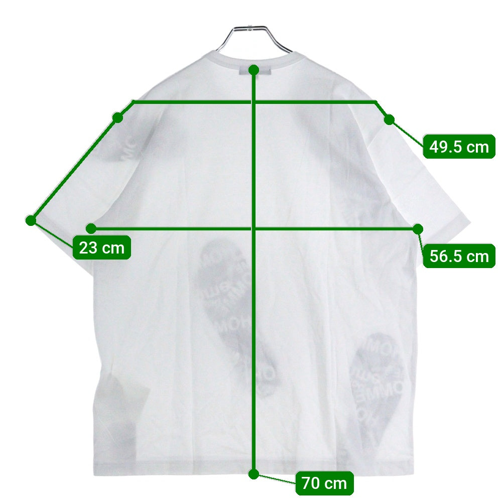 COMME des GARCONS HOMME(コムデギャルソンオム) 23SS AD2022 フット ロゴ 半袖カットソー Tシャツ ホワイト HK-T024