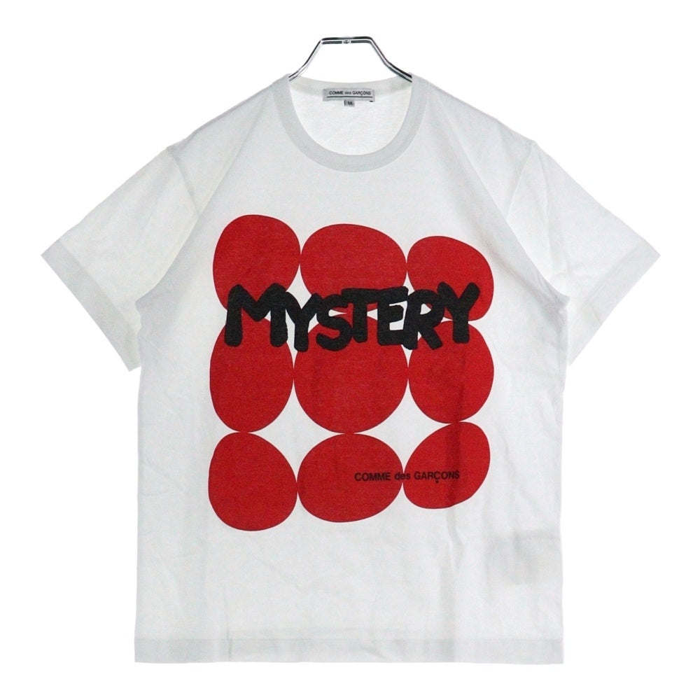 COMME des GARCONS(コムデギャルソン) 19AW AD2019 ロゴ プリント 半袖カットソー Tシャツ ホワイト OD-T231