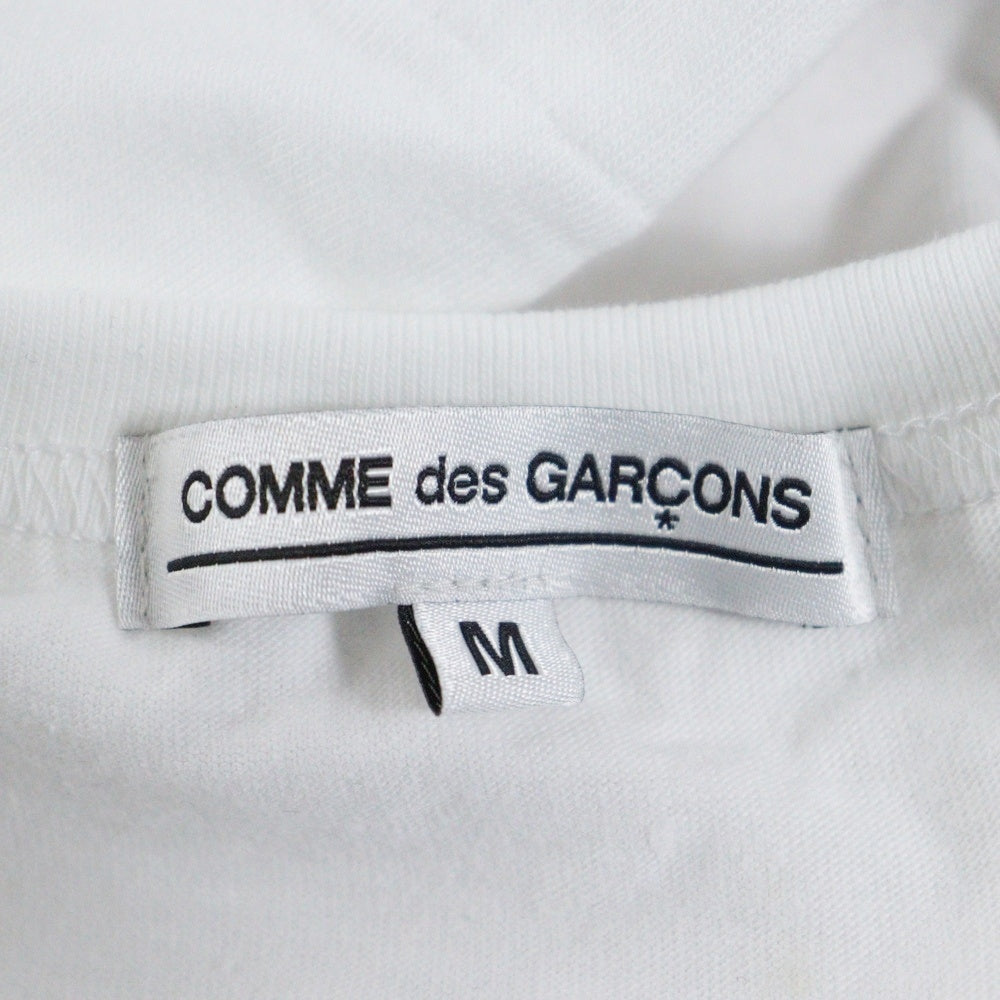 COMME des GARCONS(コムデギャルソン) 19AW AD2019 ロゴ プリント 半袖カットソー Tシャツ ホワイト OD-T231