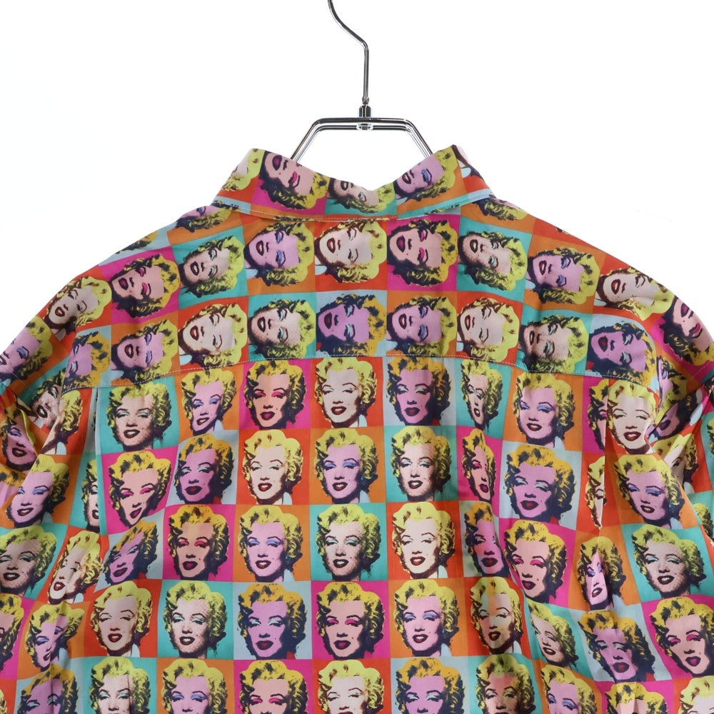 COMME des GARCONS SHIRT(コムデギャルソンシャツ) 24SS ×Andy Warhol OVER PRINT SHIRT Marilyn Monroe オーバープリント マリリンモンロー 長袖シャツ マルチ FM-B005