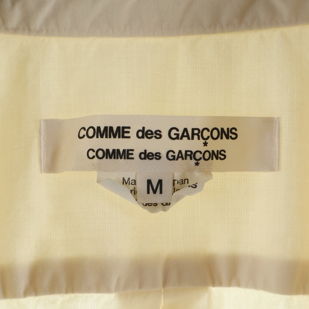 COMME des GARCONS COMME des GARCONS(コムデギャルソンコムデギャルソン) 23AW AD2023 サイド カットオフ フラワー 長袖シャツ ブラウス レディース アイボリー RL‐B009