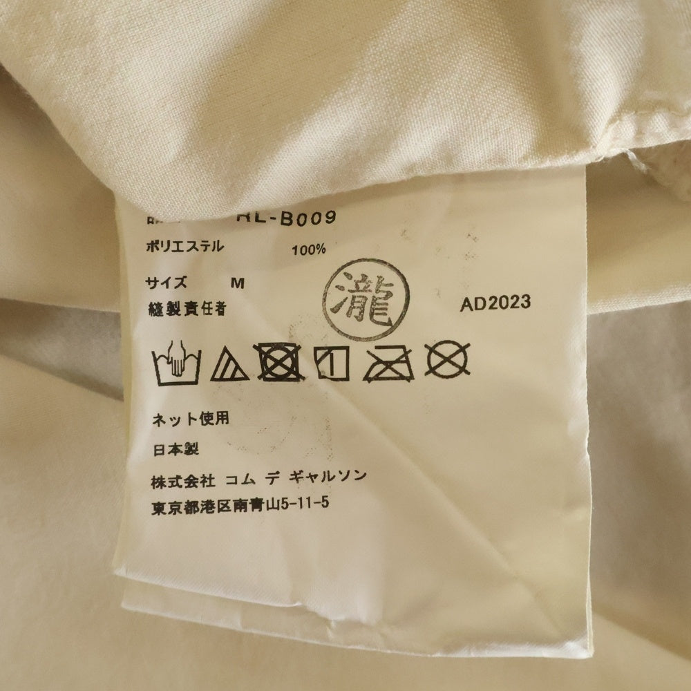 COMME des GARCONS COMME des GARCONS(コムデギャルソンコムデギャルソン) 23AW AD2023 サイド カットオフ フラワー 長袖シャツ ブラウス レディース アイボリー RL‐B009