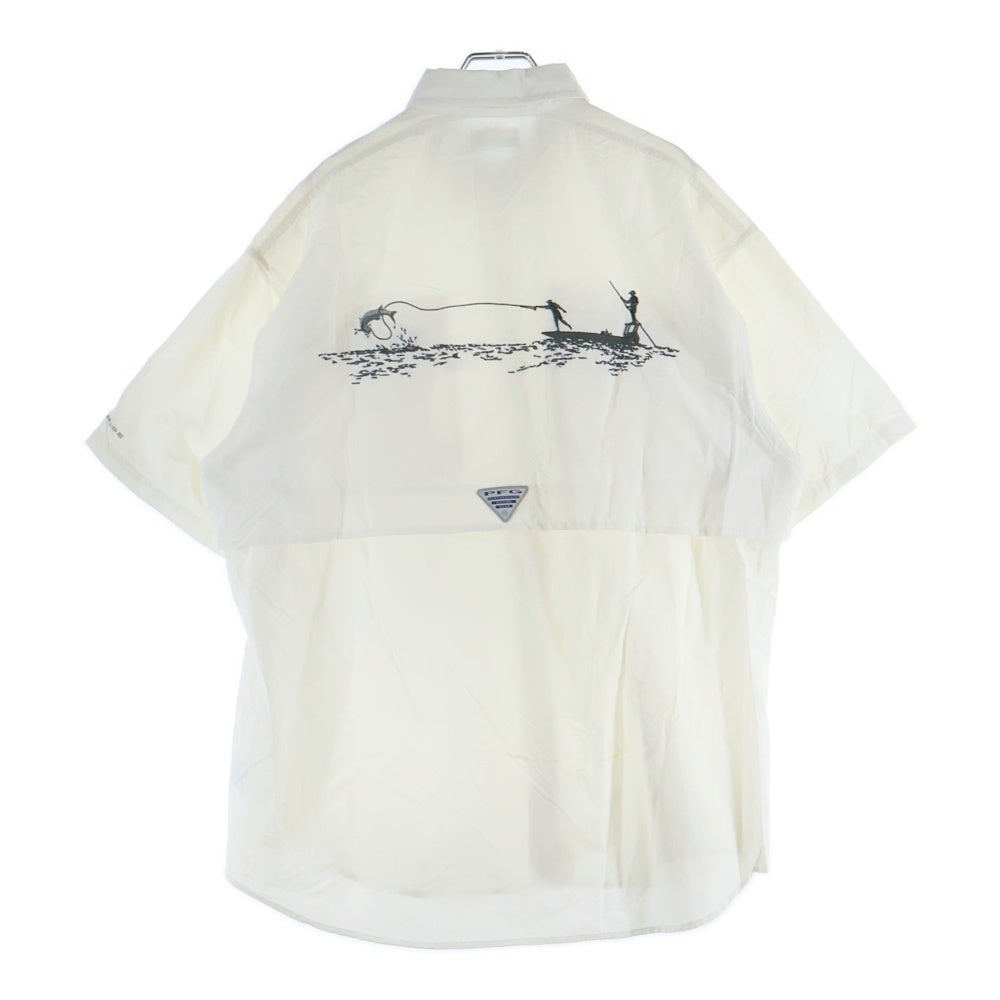 Columbia(コロンビア) BAHAMA ICON SS SHIRT バハマ アイコン 半袖フィッシングシャツ ホワイト 122 FM5202