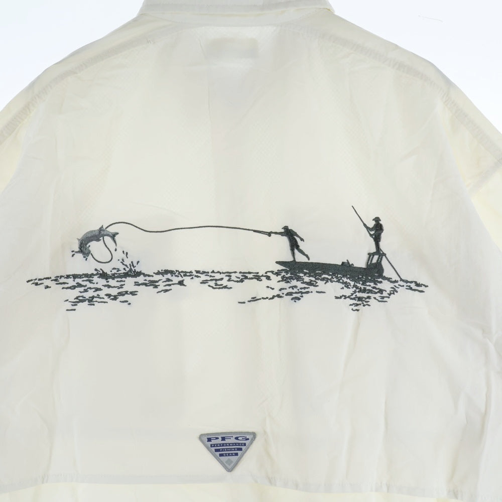 Columbia(コロンビア) BAHAMA ICON SS SHIRT バハマ アイコン 半袖フィッシングシャツ ホワイト 122 FM5202