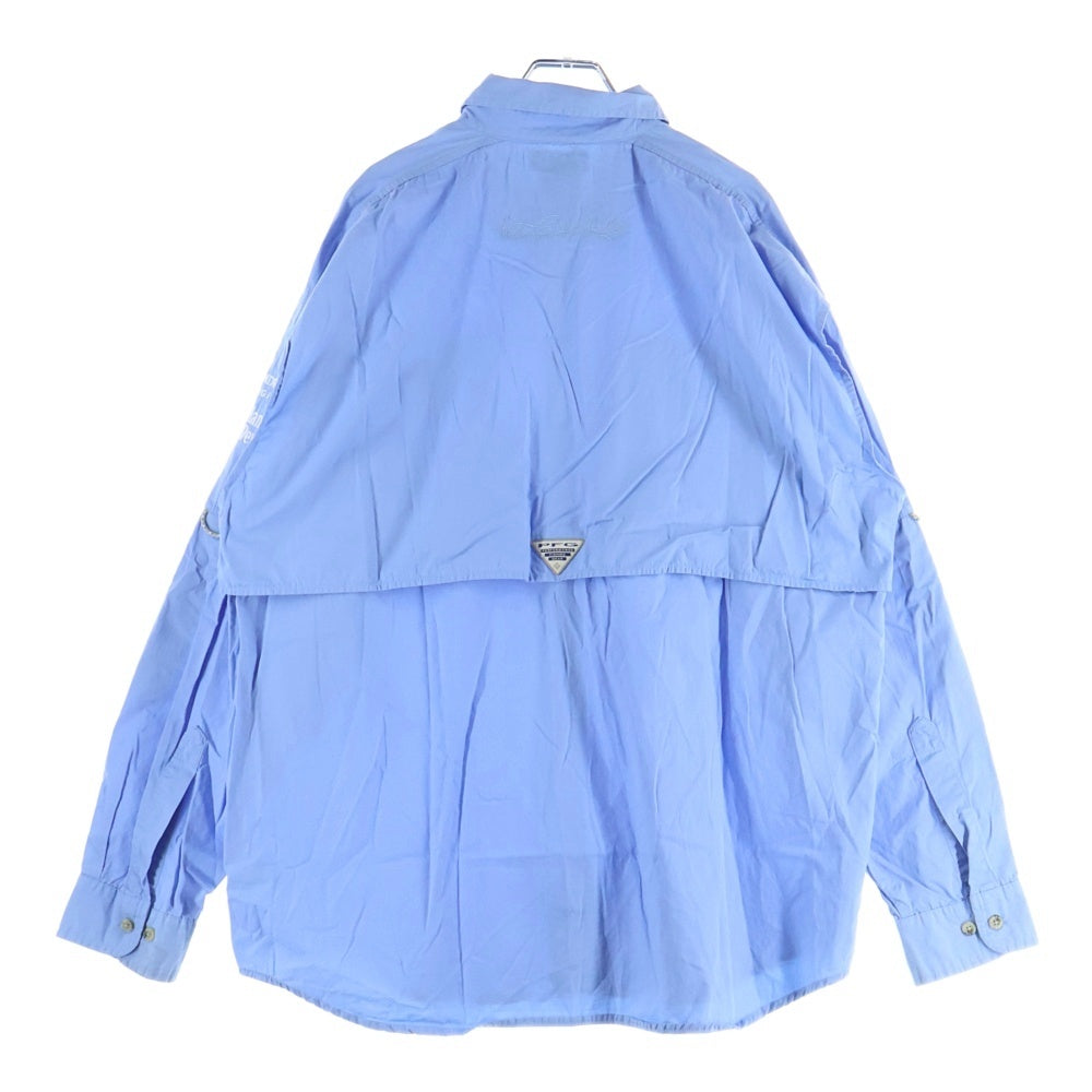 Columbia(コロンビア) PFG コットン 長袖フィッシングシャツ ブルー 0110 FM7120