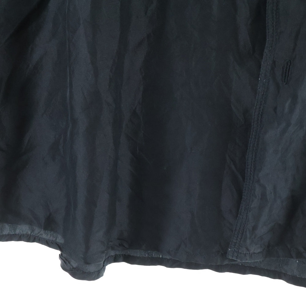 VINTAGE(ヴィンテージ) high advantage ハイアドバンテージ シアー シルク 長袖シャツ ブラック