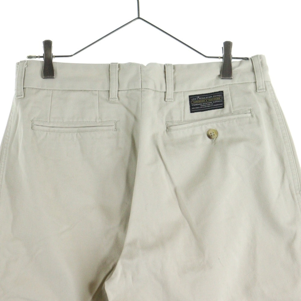 Levi's(リーバイス) REGULATION CHINOS コットン チノワークパンツ ベージュ 48083