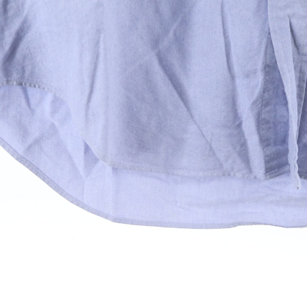 POLO RALPH LAUREN(ポロラルフローレン) YARMOUTH スモールポニー刺繍 コットン ボタンダウン 長袖シャツ ブルー