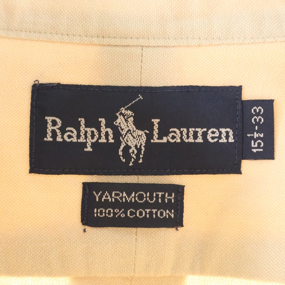 POLO RALPH LAUREN(ポロラルフローレン) VARMOUTH スモールポニー刺繍 コットン ボタンダウン 長袖シャツ ベージュ