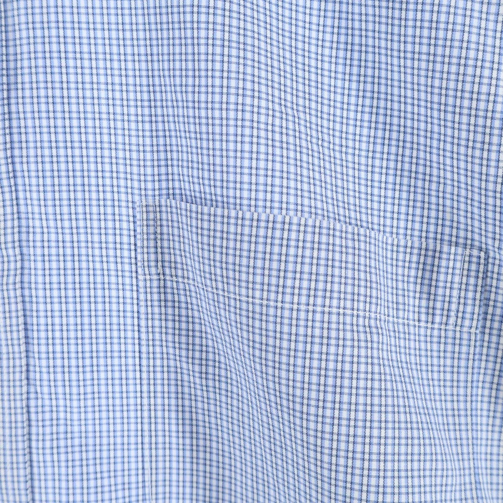 BROOKS BROTHERS(ブルックス ブラザーズ) REGENT チェック柄 ボタンダウン 長袖シャツ ブルー