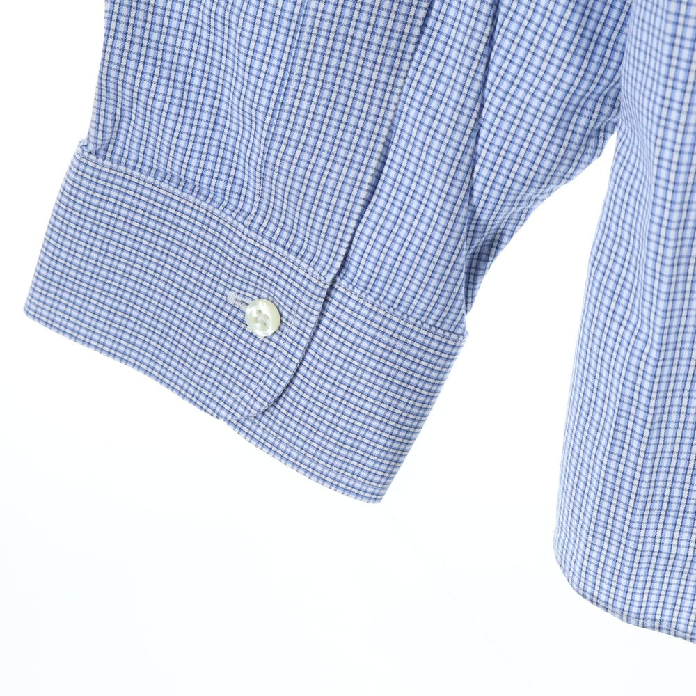 BROOKS BROTHERS(ブルックス ブラザーズ) REGENT チェック柄 ボタンダウン 長袖シャツ ブルー