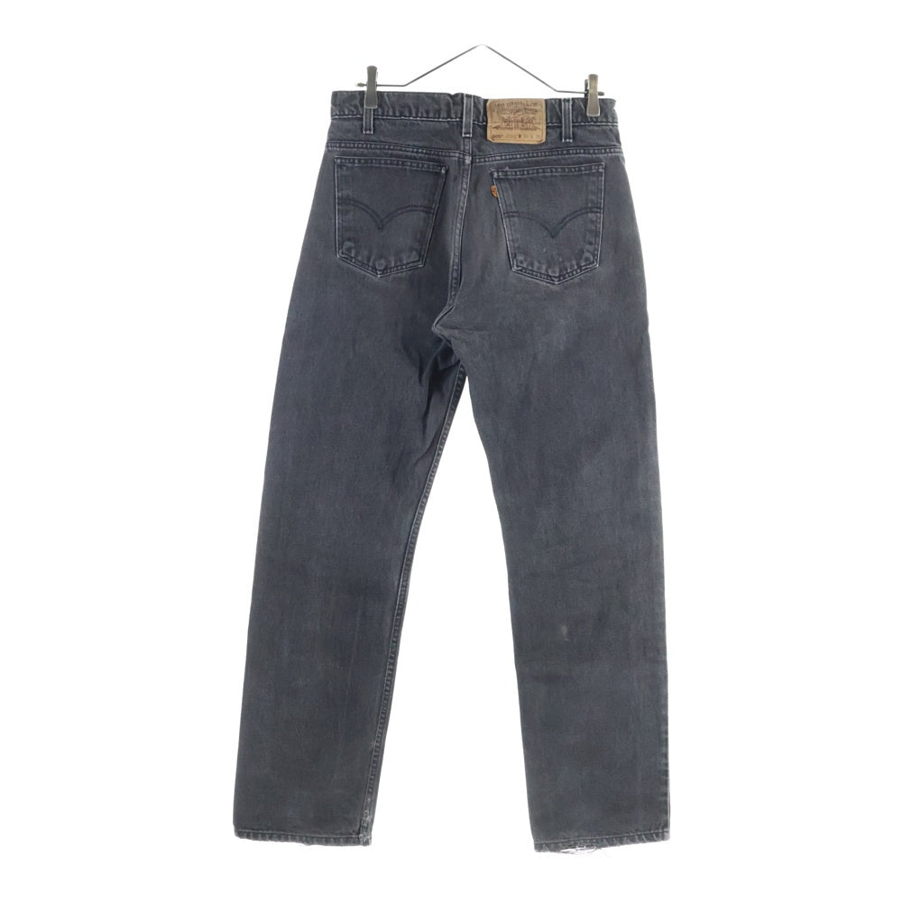 Levi's(リーバイス) 90S VINTAGE 505 REGULAR FIT レギュラーフィット オレンジタブ 先染め ジップフライ デニムパンツ ブラック 40505-4159
