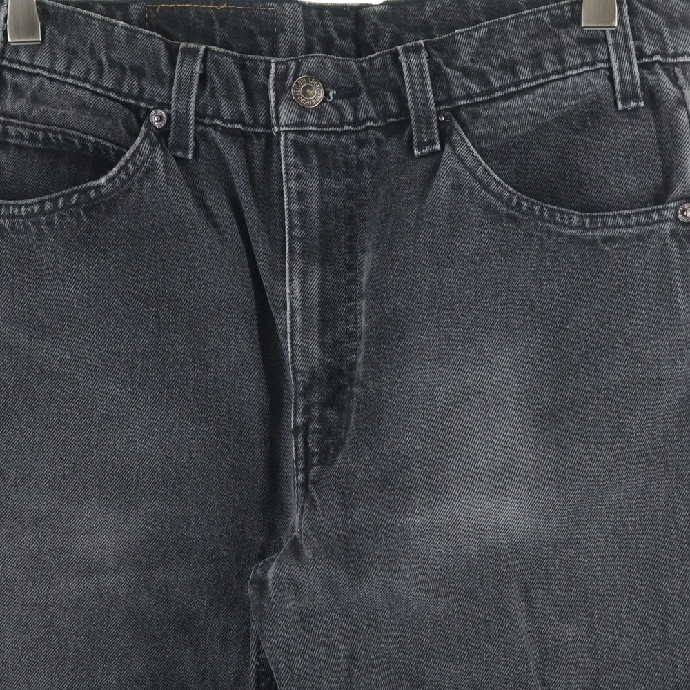 Levi's(リーバイス) 90S VINTAGE 505 REGULAR FIT レギュラーフィット オレンジタブ 先染め ジップフライ デニムパンツ ブラック 40505-4159
