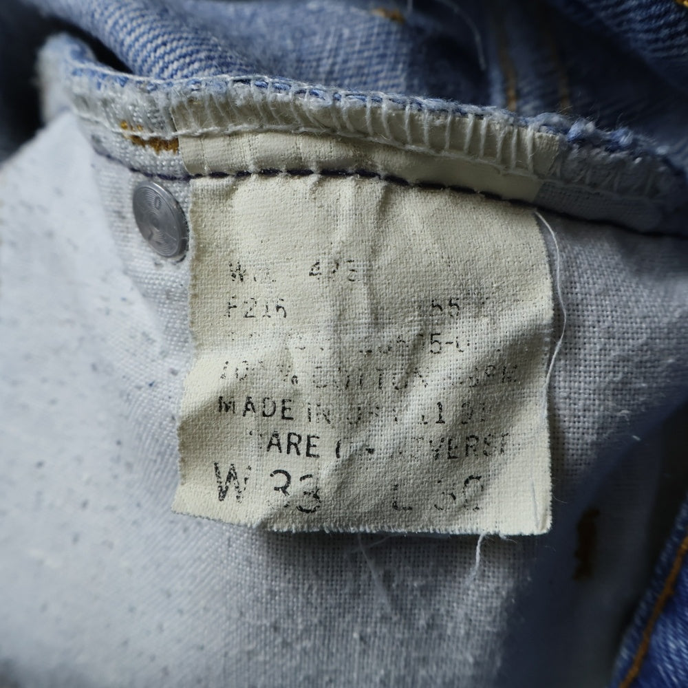 Levi's(リーバイス) 90S VINTAGE 505 ボタン裏698 オレンジタブ ジップフライ デニムパンツ インディゴ