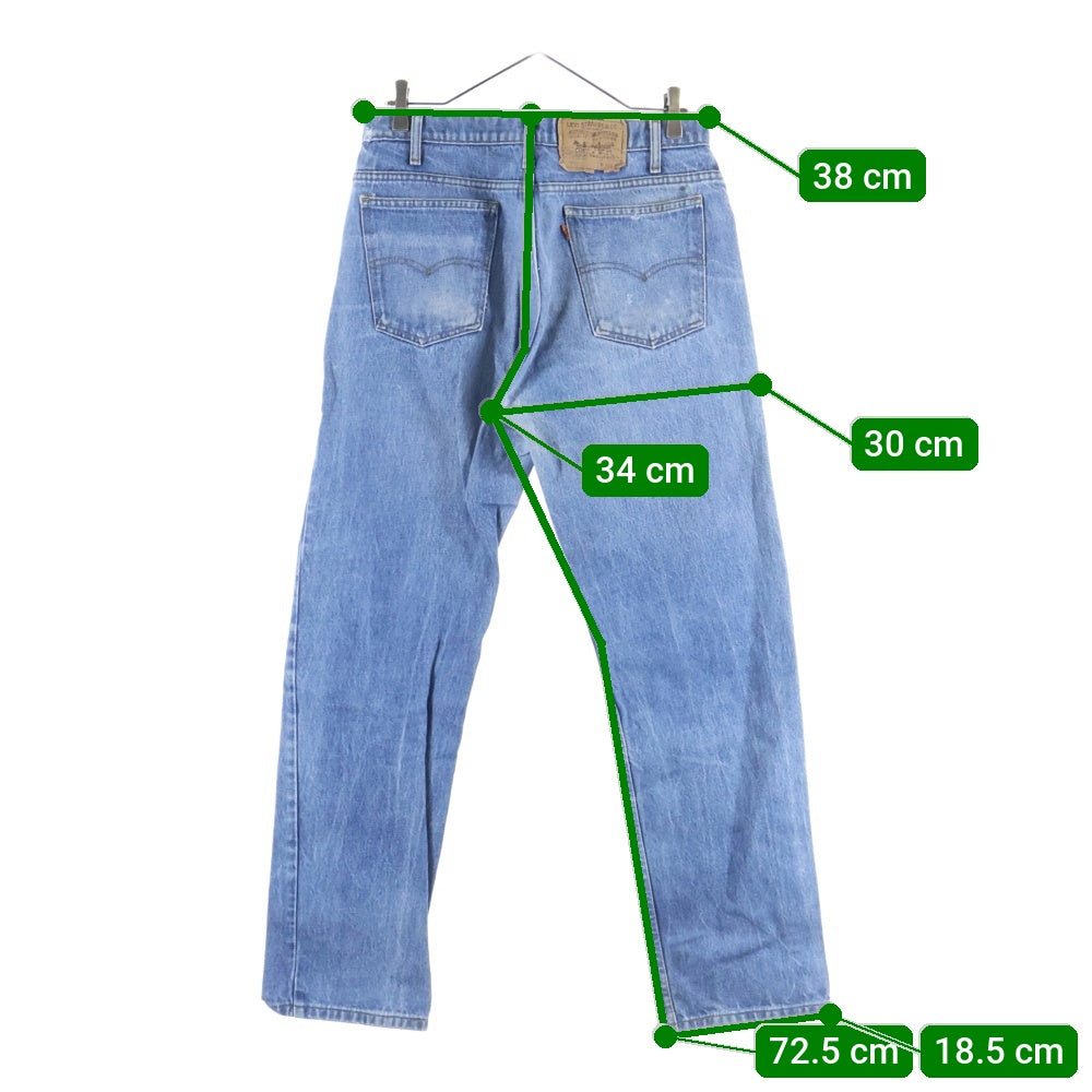 Levi's(リーバイス) 90S VINTAGE 505 ボタン裏698 オレンジタブ ジップフライ デニムパンツ インディゴ