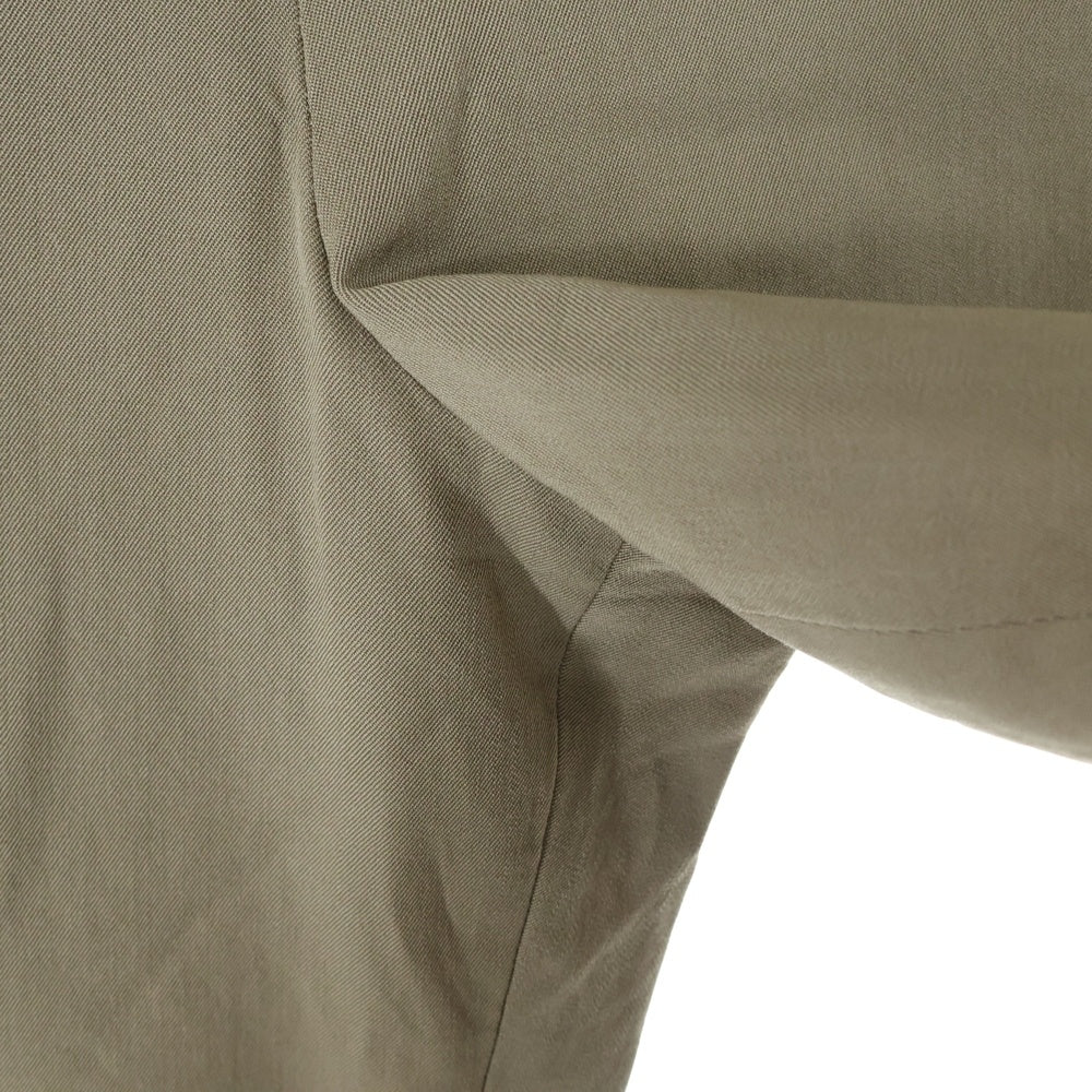 Yohji Yamamoto POUR HOMME(ヨウジヤマモト プールオム) 05SS ウール ノータック ワイドスラックスパンツ ベージュ HS-P10-185