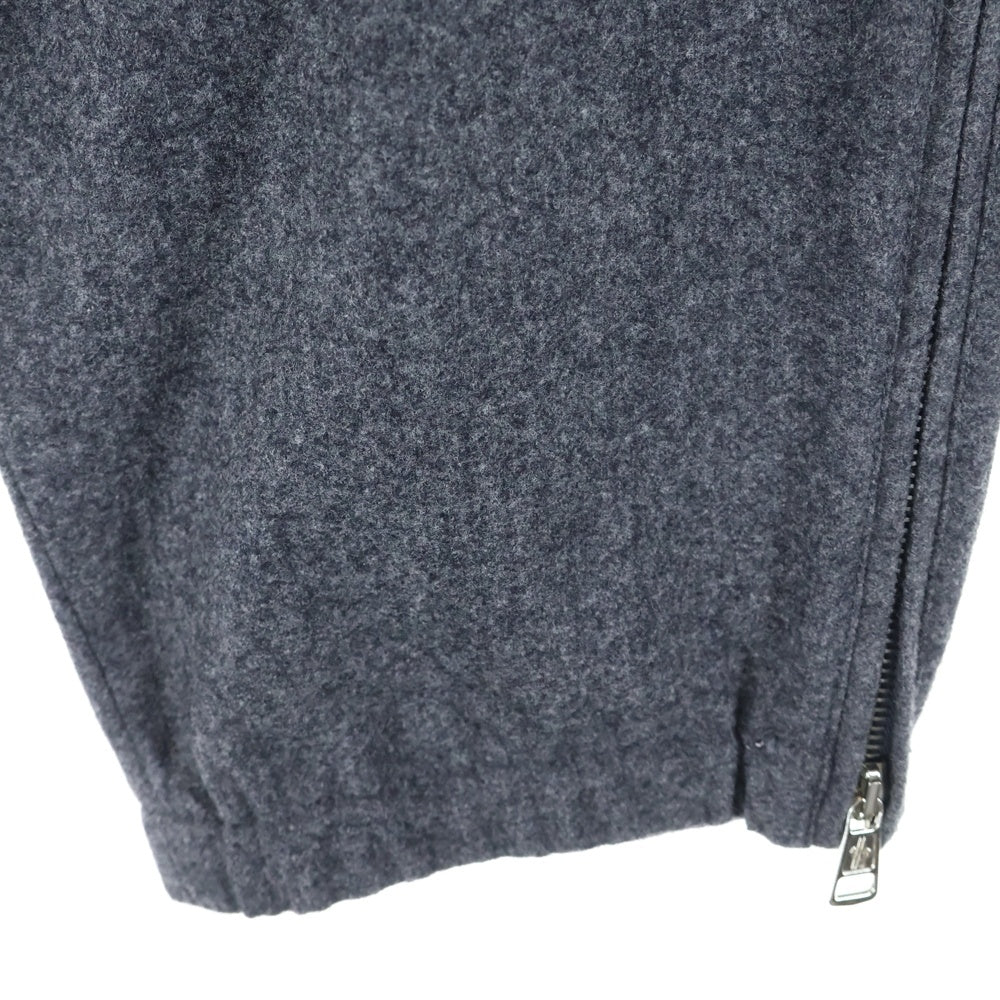 MONCLER(モンクレール) 20AW PANTALONE SPORTIVO ラバーロゴパッチ ウール イージーパンツ グレー F20912A73100 54233