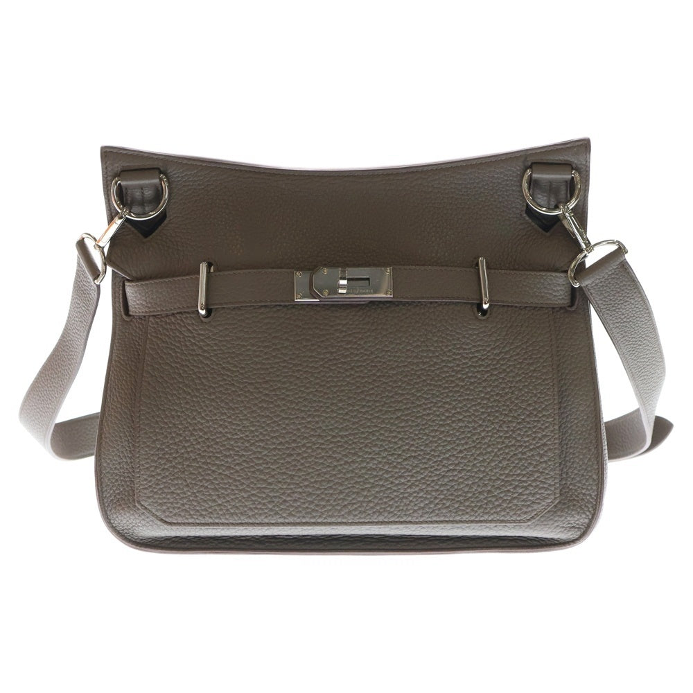 HERMES(エルメス) ジプシエール34 □P刻印 トリヨンクレマンス シルバー金具 ショルダーバッグ グレー レディース