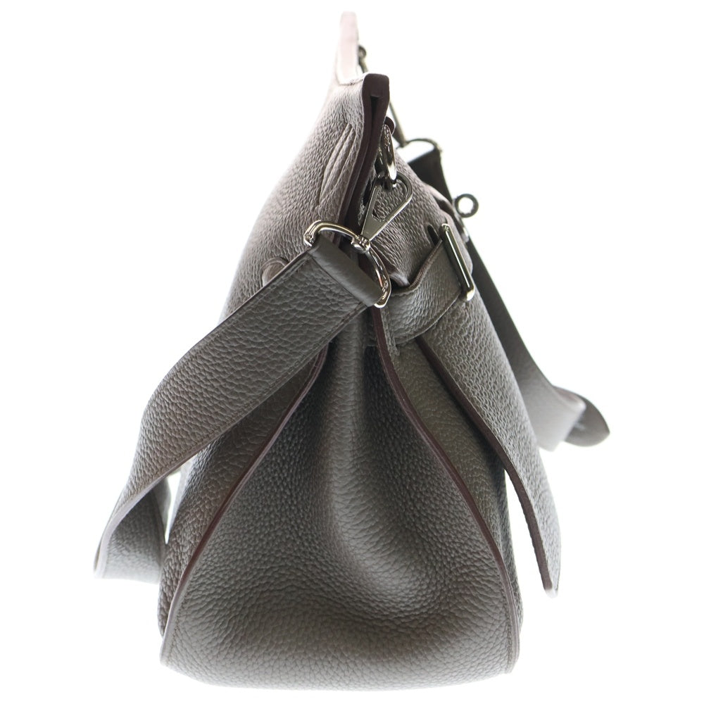 HERMES(エルメス) ジプシエール34 □P刻印 トリヨンクレマンス シルバー金具 ショルダーバッグ グレー レディース