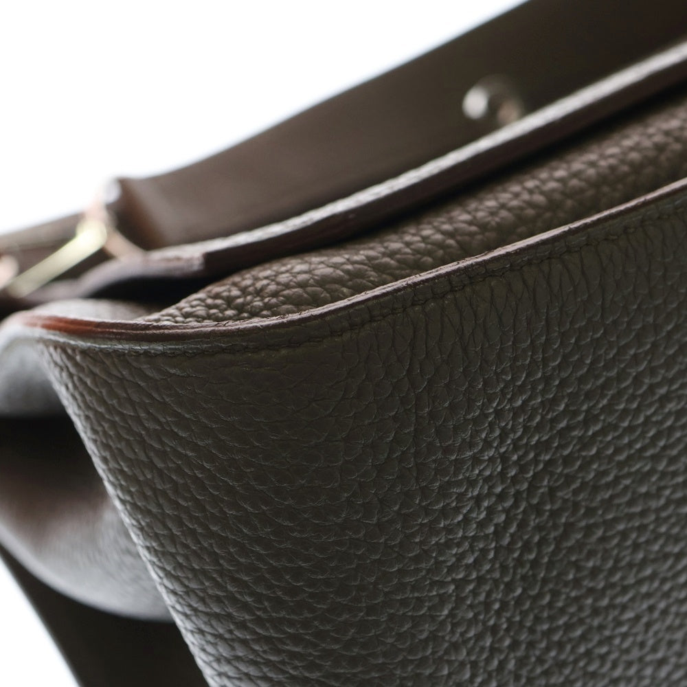 HERMES(エルメス) ジプシエール34 □P刻印 トリヨンクレマンス シルバー金具 ショルダーバッグ グレー レディース