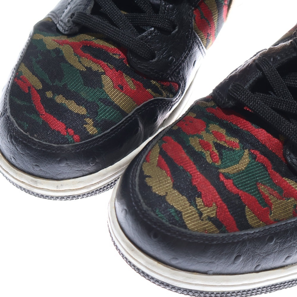 NIKE(ナイキ) DUNK CMFT PRM QS ダンク ハイ クラフト ハイカットスニーカーシューズ カモ ブラック/カーキ US9/27cm 716714-002