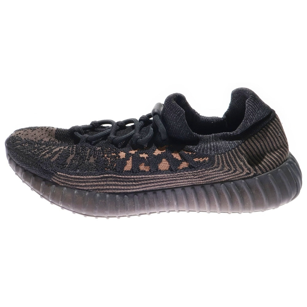 adidas(アディダス) YEEZY 350V2 CMPCT SLATE CARBON イージーブースト350V2 コンパクト スレートカーボン ローカットスニーカー ブラック/オレンジ US9.5/27.5cm HQ6319
