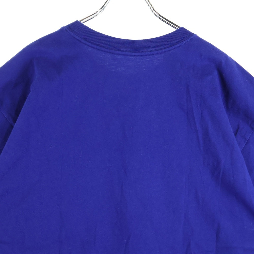 THE NORTH FACE(ザノースフェイス) ×KAWS TEE カウズ ロゴエンブロイダリー クルーネック 半袖Tシャツ カットソー ブルー 5200187090