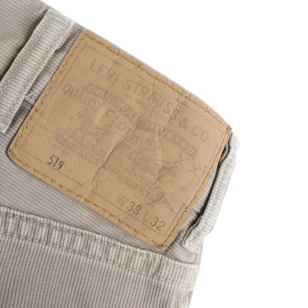 Levi's VINTAGE CLOTHING(リーバイス ビンテージ クロージング) 519 BEDFORD CORD PANTS ベッドフォード ピケ コーデュロイパンツ グレー PC9-51860-0001