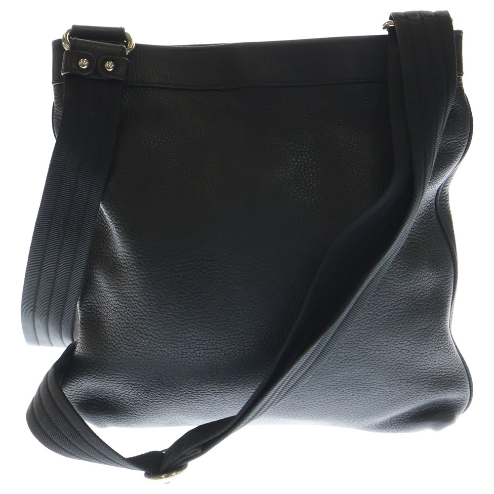 FERRAGAMO(フェラガモ) ガンチーニ レザー ショルダーバッグ ブラック AU‐21/B499 レディース