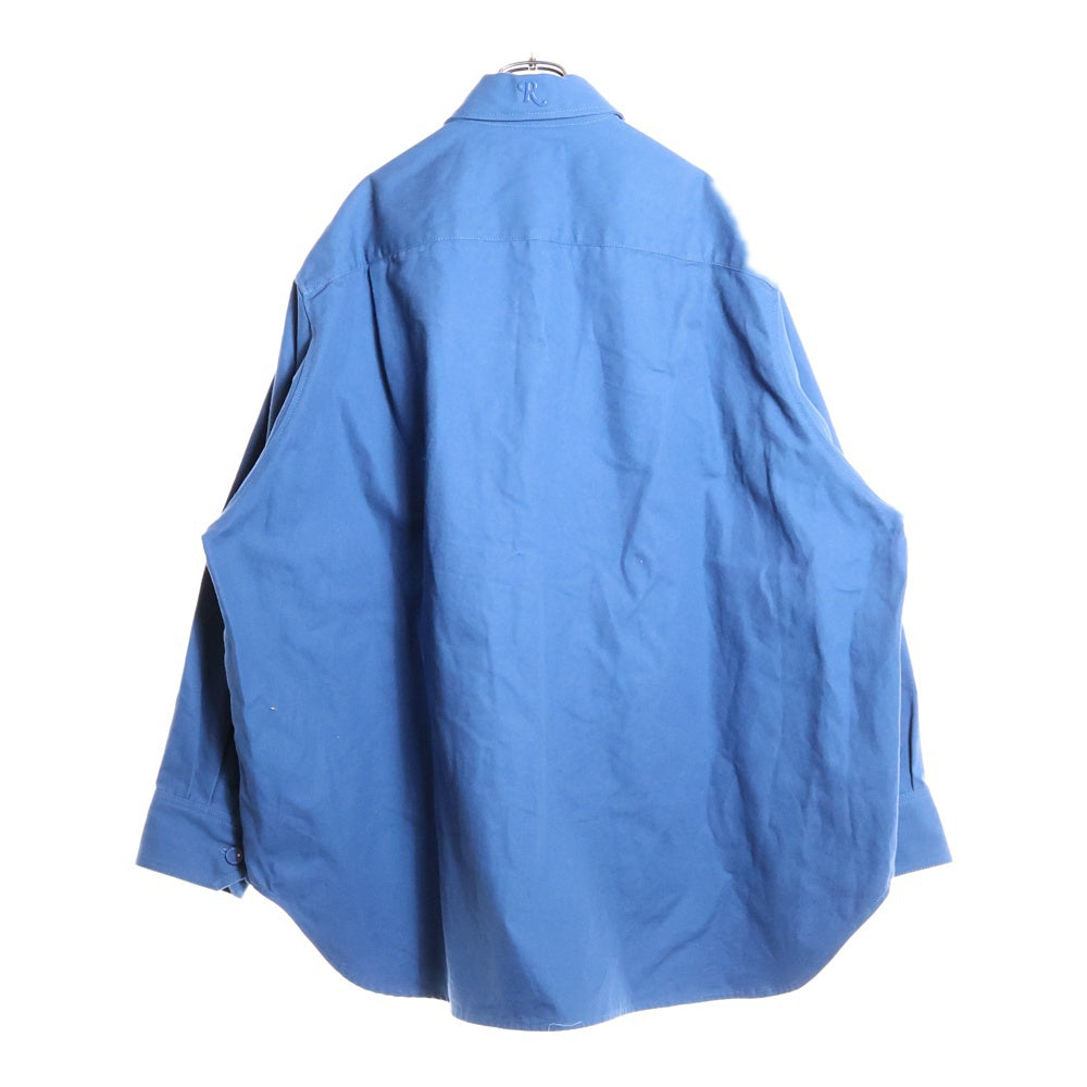 RAF SIMONS(ラフシモンズ) 22AW PIN OVERSIZED DENIM SHIRT オーバーサイズデニムシャツ ブルー 222-M243