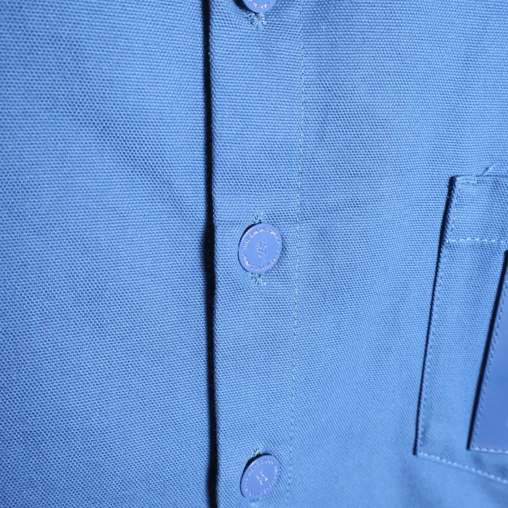 RAF SIMONS(ラフシモンズ) 22AW PIN OVERSIZED DENIM SHIRT オーバーサイズデニムシャツ ブルー 222-M243