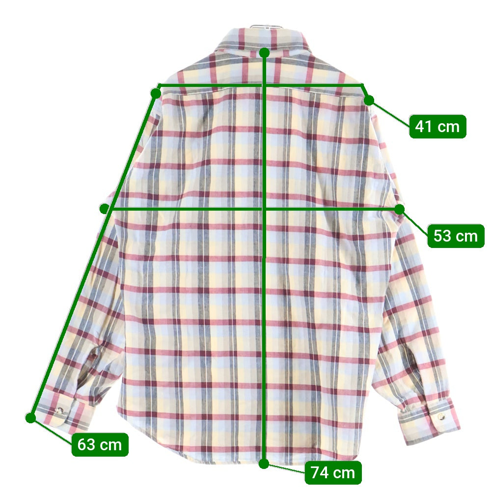 Levi's(リーバイス) 80s VINTAGE レギュラーフィット チェックシャツ ベージュ 60665-4407