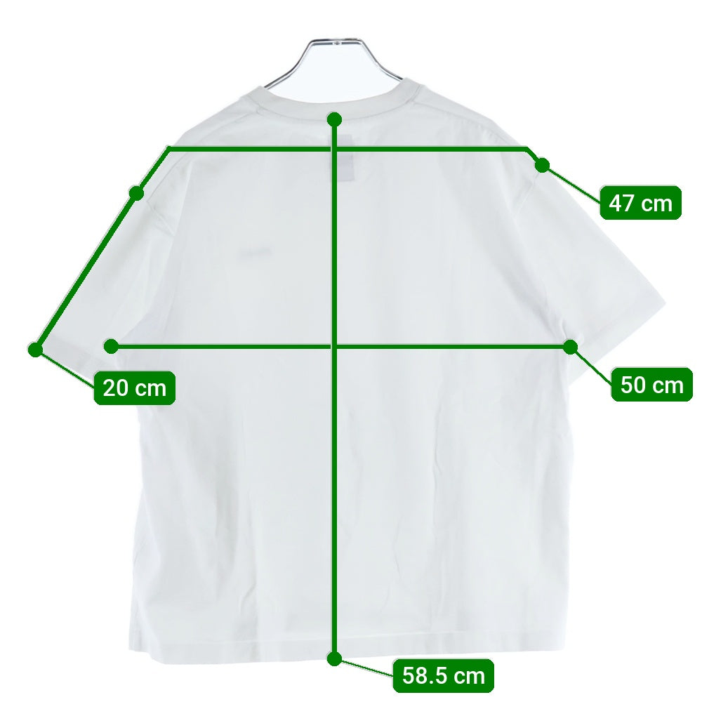 NO BRAND(ノーブランド) vowels / バウルズ CLASSIC TEE コットンジャージー半袖Tシャツ ホワイト 24SS-T008-01-2
