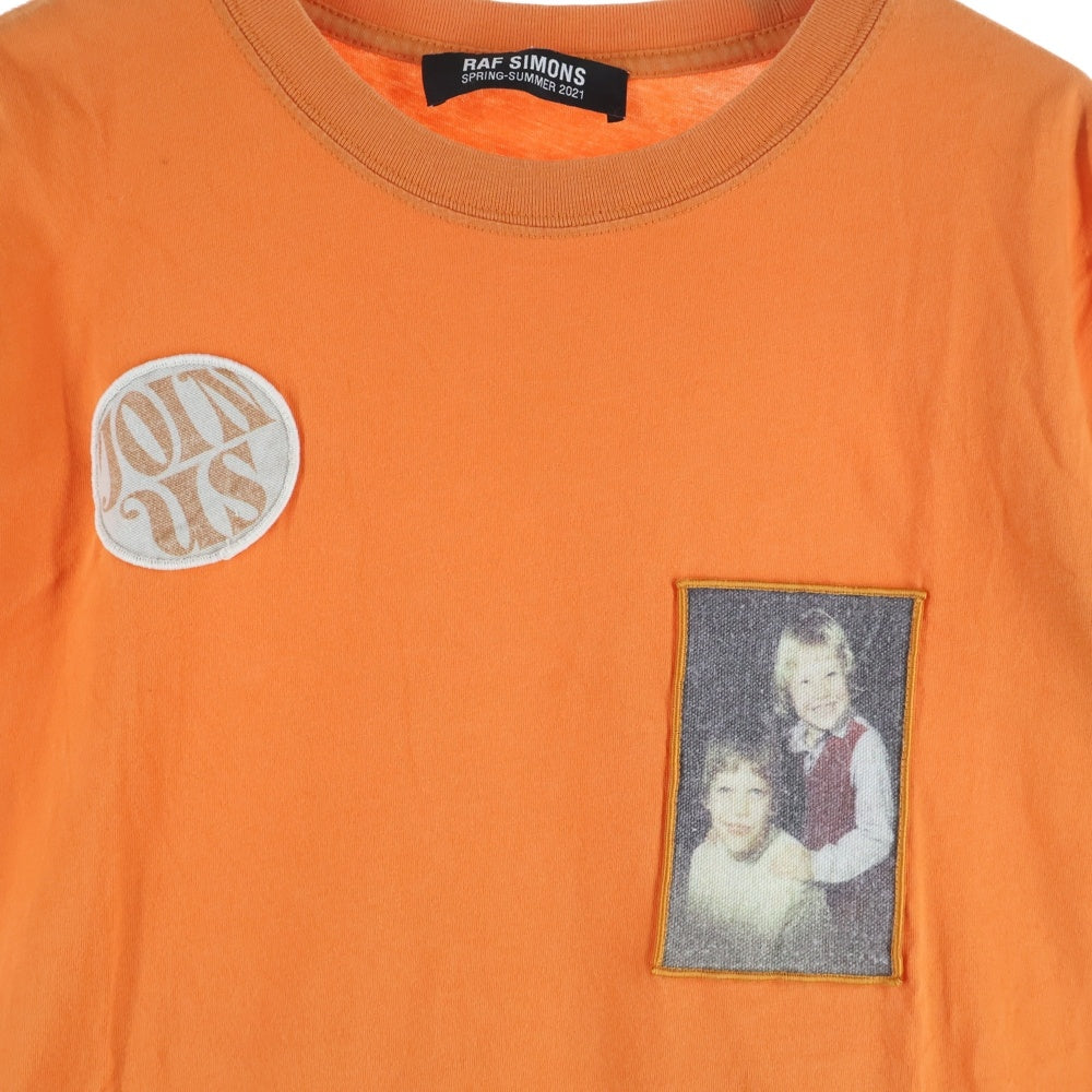 RAF SIMONS(ラフシモンズ) 21SS JOIN US Tシャツ オレンジ 211-M101