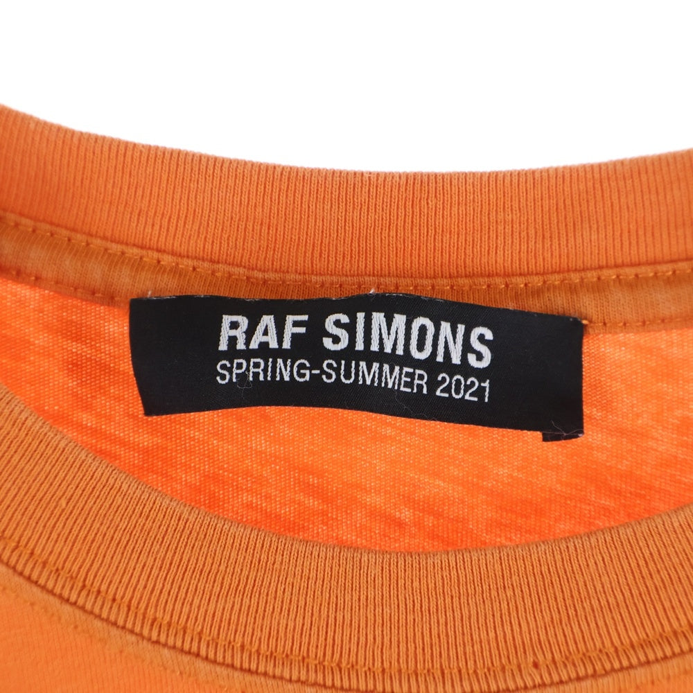 RAF SIMONS(ラフシモンズ) 21SS JOIN US Tシャツ オレンジ 211-M101