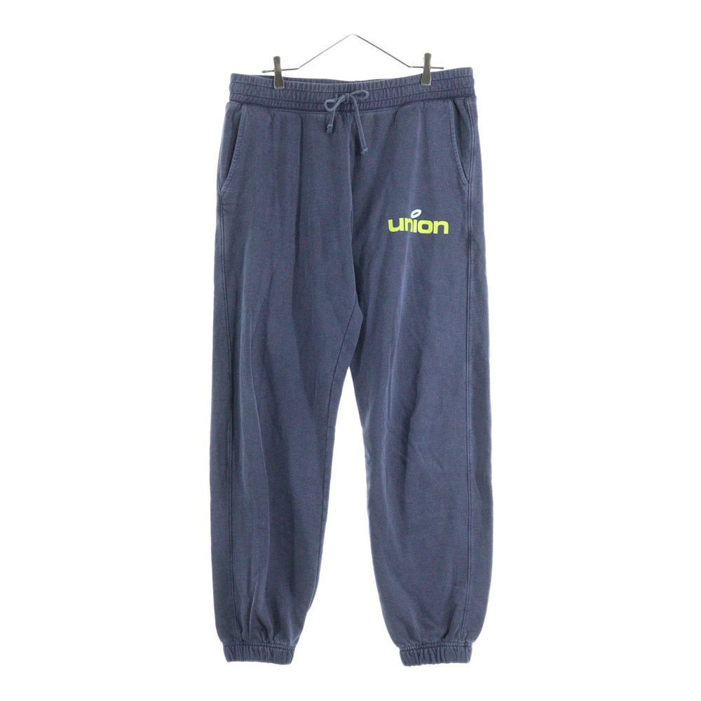 UNION(ユニオン) Logo Sweat Pants ロゴプリント スウェットパンツ ネイビー