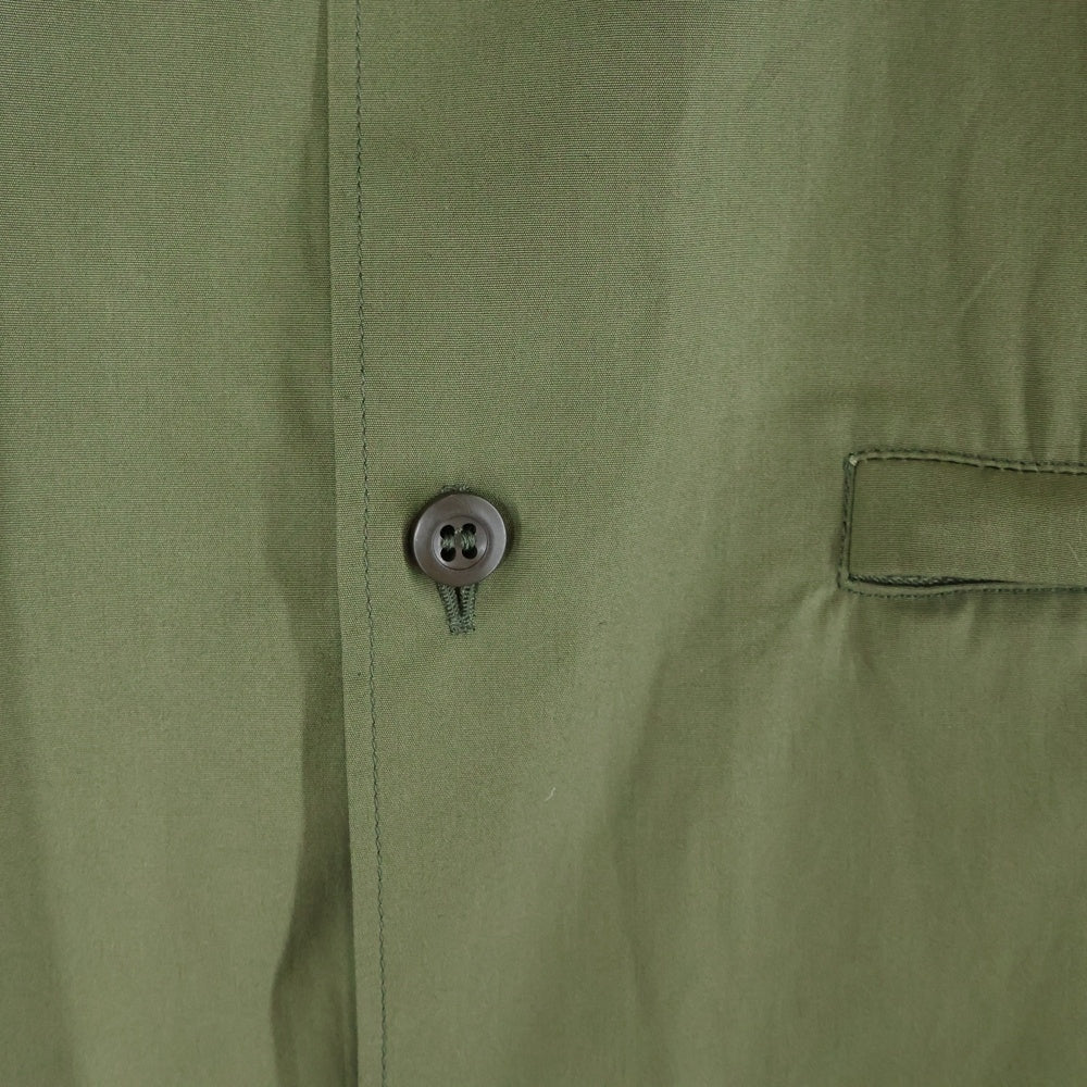 PRADA(プラダ) トライアングル ロゴ 三角プレート 長袖 シャツ カーキ UCN549 S000