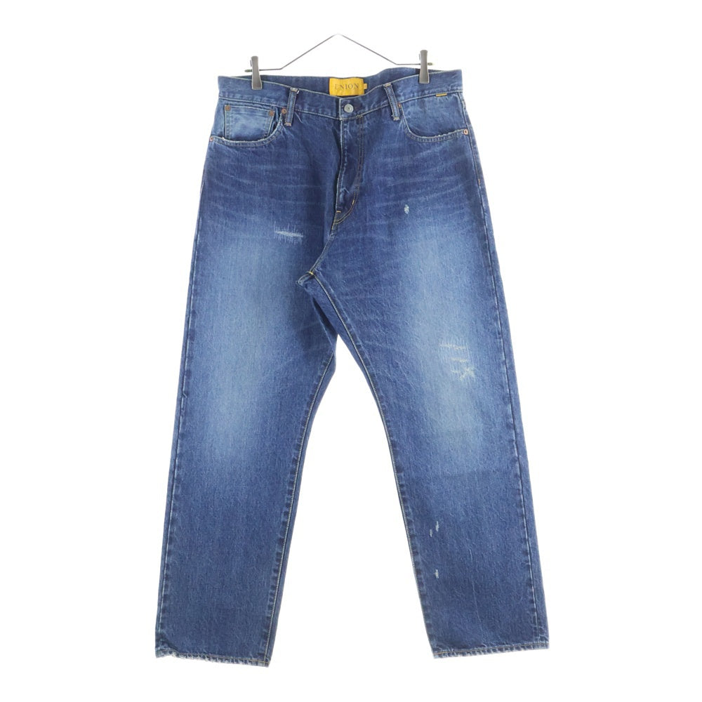 UNION(ユニオン) 22AW ワイド デニム パンツ インディゴ FA22‐001