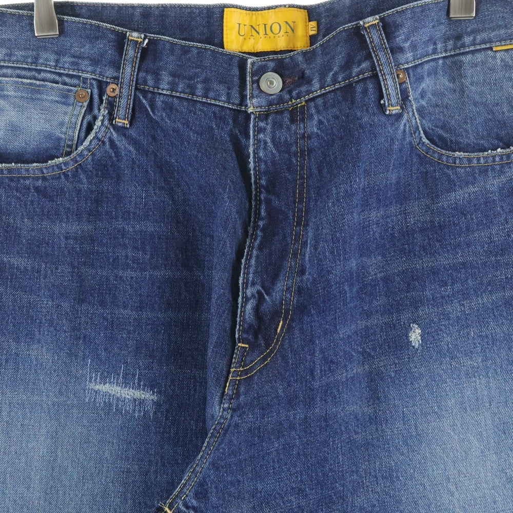 UNION(ユニオン) 22AW ワイド デニム パンツ インディゴ FA22‐001
