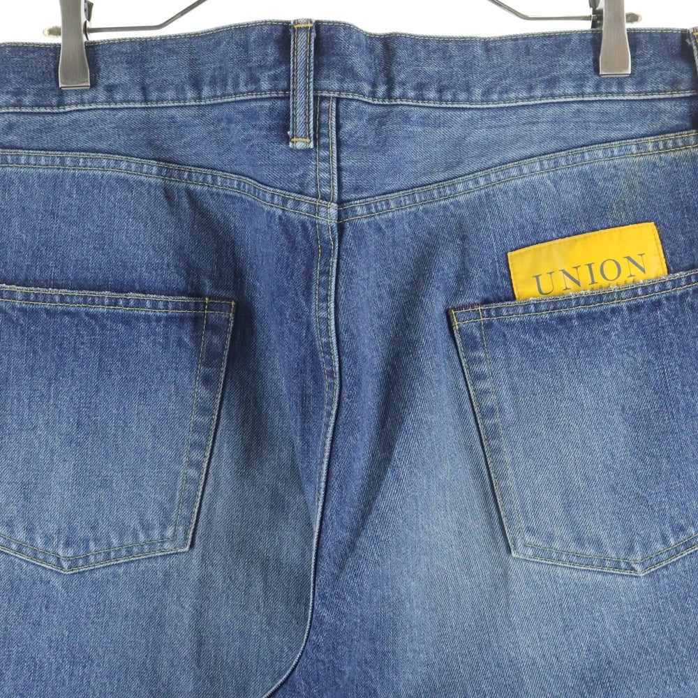 UNION(ユニオン) 22AW ワイド デニム パンツ インディゴ FA22‐001